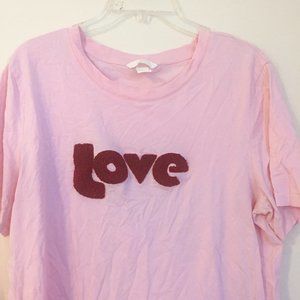 H&M "Love" Applique Tee-Shirt